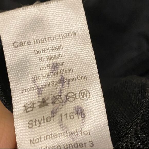 Weissman Dance costume dress black colorful sequin Paparazzi 11615 Child XLC - Picture 7 of 10